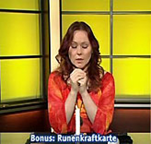 Runenmeisterin Nadja Berger wirkt mit ihren Runenkraftkarten live im TV