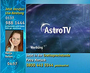 Hellseherin und Lebensberaterin Nadja Berger beraet schon in jungen Jahren bei Astro TV
